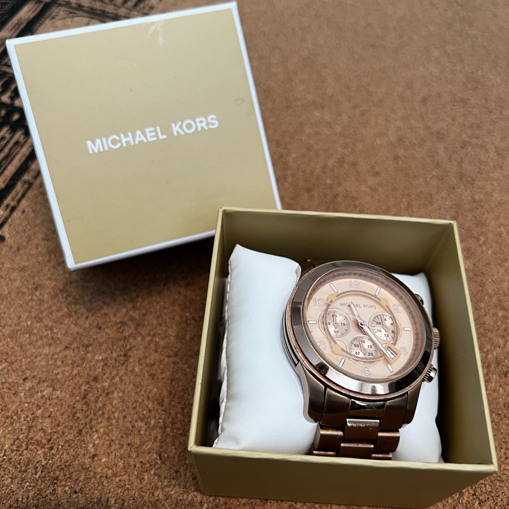 Michael Kors Rose gold watch
